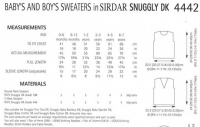 Knitting Pattern - Sirdar 4442 - Snuggly DK - Baby's & Boy's Sweaters